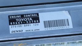 Toyota Lexus Engine Computer Control Unit Module ECU ECM 89661-53780 image 2