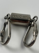 GUCCI Key ring Keychain Carabiner One Point Logo Charm Accessories - €85,60 EUR