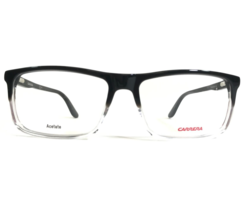 Carrera Eyeglasses Frames CA 6643 3NV Black Clear Square Full Rim 56-16-145 - $74.59