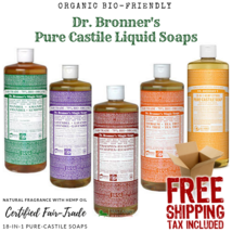 Dr Bronner&#39;s Castile Soap 32 Oz | Pick Scents - £28.26 GBP+