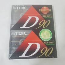 TDK D90 High Output IECI/Type I 90 Minute Recordable Audio Cassette Tape... - $13.86