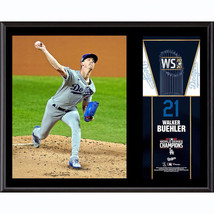 WALKER BUEHLER LA Dodgers 12&quot; x 15&quot; 2020 WS Champion Sublimated Plaque - $49.00