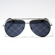 Off-White Winner OERI14K 7272 Sunglasses Men&#39;s Silver Aviator Laser Etch... - $467.60 CAD