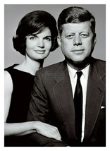President John F. Kennedy &amp; First Lady Jacqueline Onassis 5X7 Photograph Reprint - £6.65 GBP