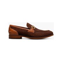 Stacy Adams Brinkley Moc Toe Bit Slip-On Dress Shoes Tan 25711-240 image 2