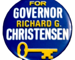 Dick Christiansen 1964 GOP Republican Governor Washington Campaign Pin B... - £4.94 GBP
