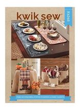 Kwik Sew Sewing Pattern 4348 Table Accessories Fabric Baskets Fabric Pum... - $9.59