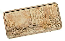 The Hamilton Mint Art Bar 1 oz. Silver Bar of Mystical Everglades GP - £56.42 GBP