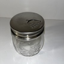 Bormioli Rocco 10 oz Salt , Parmesan Jar /Genietti Cap Stainless Steel - £12.69 GBP