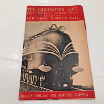 1939 Coronation Scot Great Britain&#39;s Luxury Train Exhibition Book NY Wor... - £5.65 GBP
