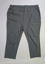 Free Soldier Outdoor Pants Men&#39;s 42x30 Gray Tactical Elastic Waist Pockets - $17.16