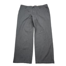 Levis Pants Mens Gray Dockers Straight Mid Rise Button Zip Pocket Stretch Jeans - £20.09 GBP