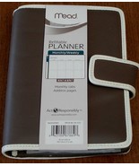 Mead Refillable Monthly / Weekly Planner - 4 1/4&quot; x 6 3/4&quot; - VARIOUS - B... - $24.56 CAD