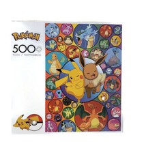 Pokemon Eevee Puzzle 500 Piece Bubble Character Collage Series 1 Buffalo #03350 - £13.32 GBP