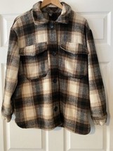 Rue 21 Women&#39;s Brown and Tan button up Jacket size XL - $18.00