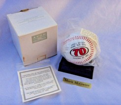 Mark Mcgwire Commemorative Signiture Baseball Avon - £11.66 GBP