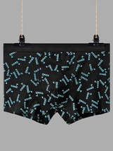 Men&#39;s Mid Waist Cotton Breathable Print Boxer Briefs - £3.86 GBP