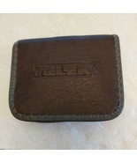 Vintage TELEX leather Car Key Case Zipper Key Bag Wallet TELEX is emboss... - £7.71 GBP