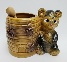 Armbee Honey Bear Pot Beehive Bees Dipper Vintage San Francisco Japan No Lid - £23.32 GBP