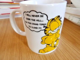 Never Over the Hill Garfield Ceramic Coffee or Tea Mug - £8.17 GBP