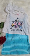 Girls Juicy Couture Jewled Crown Tank Top Hodded Size 5-6 - £8.50 GBP
