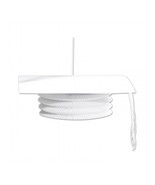DDI 1907491 Grad Cap Paper Lanterns - White Case of 12 - $1,859.34 MXN