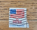 US Stamp 13 Star Flag Over Independence Hall 13c Used - £0.73 GBP