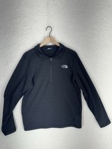 Men&#39;s The North Face Black Fleece 1/4 Zip Sweatshirt Sz. Med - $24.16