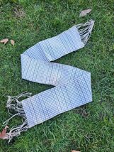 Antique cotton sash, hand woven woman's folk sash part of a folklore cos... - $20.00