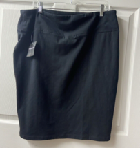 Forever 21 Womens Plus Size 3X Black Pull on Pencil Skirt Stretch - £11.55 GBP