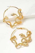 Snake hoop earrings - £8.72 GBP