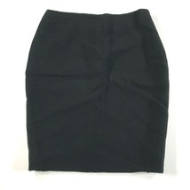 Chado Ralph Rucci Pencil Skirt Womens 14 Black Wool Blend Lined Short - £73.51 GBP