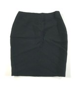 Chado Ralph Rucci Pencil Skirt Womens 14 Black Wool Blend Lined Short - $93.49
