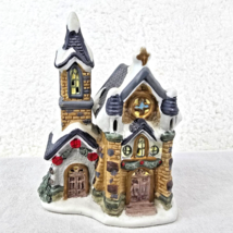 Cobblestone Corners Church Christmas Village Building 2001 Vintage - £14.30 GBP