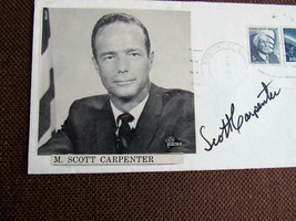 Scott Carpenter Mercury 7 Nasa Astronaut Signed Auto Vintage Photo Envelope Jsa - £155.74 GBP