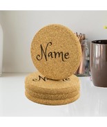 Customized Name Coasters | Personalized Name Cork Coasters for Drinks | ... - $24.99