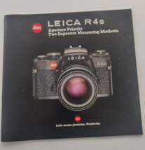 Leica R4s Aperture Priority Measuring Method Manual - $49.45