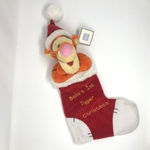Disney Winnie the Pooh Babys 1st Tigger Plush Red Holiday Christmas Stocking 17&quot; - £40.17 GBP