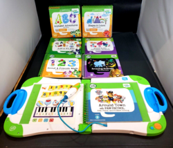 Leap Start Leap Frog Interactive Learning System #21600 w/ 7 Books Tested EUC - £30.92 GBP