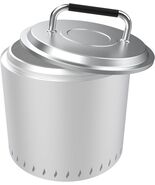 PARTAKER Stainless Steel Fire Pit Cover Lid for Solo Stove Bonfire, 19.5" - $66.49