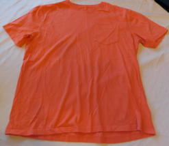 Boca Classics Men&#39;s Short Sleeve Pocket T Shirt Size M medium Orange GUC - £19.34 GBP