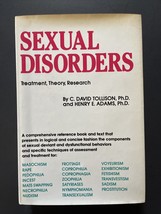 SEXUAL DISORDERS: Treatment, Theory, Research. C.D. Tollison &amp; H. Adams ... - £28.42 GBP