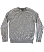 Banana Republic Todd &amp; Duncan 100% Cashmere Sweater Sidewalk Grey Scotti... - $26.99