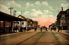 Old Orchard ME-Maine, Railroad Walk, Antique, Pre-1908 Udb Postcard BK67 - £5.42 GBP