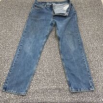 Vintage Wrangler Jeans Men 33x30 Blue Faded Straight Denim Pants Pocket ... - $345.09 MXN
