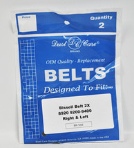 Dust Care Bissell 8920 9200-9400 Replacement Belts - $4.95