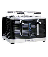 Russell Hobbs Retro Style 4 Slice Toaster in Black - €96,28 EUR