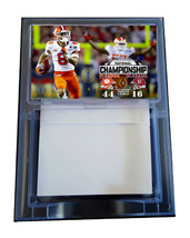 Clemson Tigers 2019 Football Championship with score Note Pad Memo Holder - $12.47