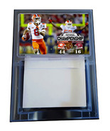 Clemson Tigers 2019 Football Championship with score Note Pad Memo Holder - £9.85 GBP