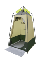 Outdoor Shower Tent LED Light 1-Person Room Storage Mud Mat Steel Frame ... - £78.20 GBP